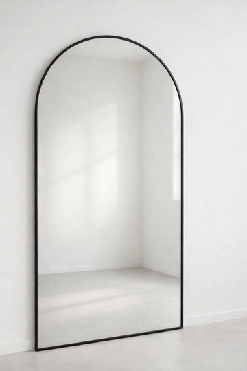 Aurelia™ |Boogspiegel 180x100 cm – Zwart